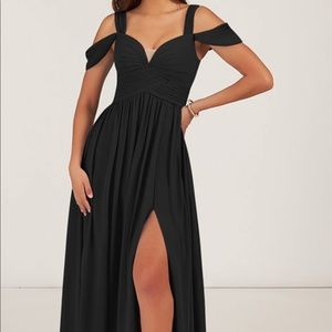 Custom Azazie Black Dress